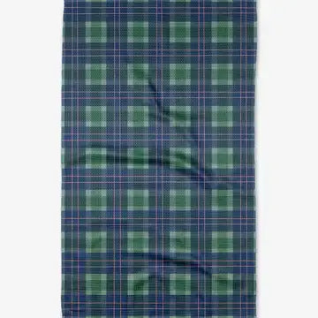 Geometry House Tea Towel - Winter Plaid