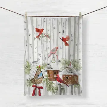 Ginger Bird Tea Towel by Cathy Walters