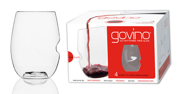 Govino Dishwasher Safe 16oz Wine set/4