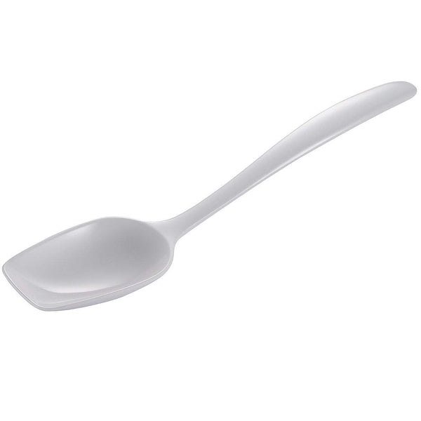 Gourmac Solid Spoon White 10" Melamine