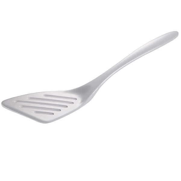 Gourmac Slotted Turner White 12.5" Melamine