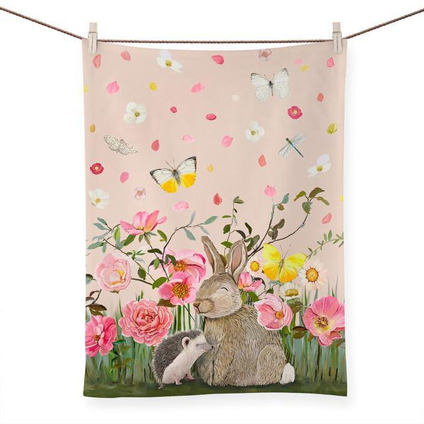 Towel Springtime Friends Hedgie and Bun