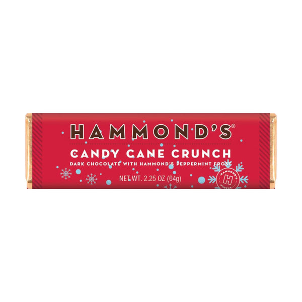 Hammond's Dark Chocolate Bar - Candy Cane Crunch