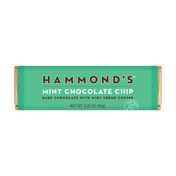 Hammond's Dark Chocolate Bar - Mint Chocolate Chip - 2.25oz