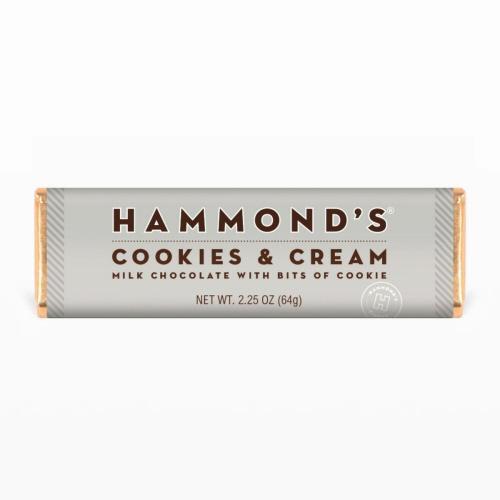 Hammond's Milk Chocolate Bar - Cookies & Cream