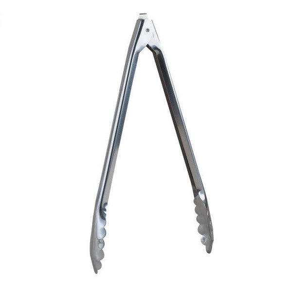 Harold Import Company Stainless Steel 12" Locking Tongs