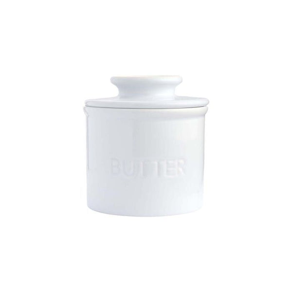 Harold Import Company Ceramic Butter Crock - White