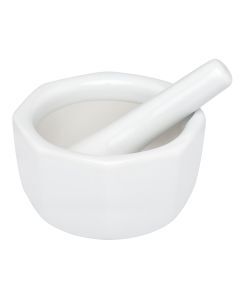 Harold Import Company Octagonal Porcelain Mortar & Pestle 3.5"