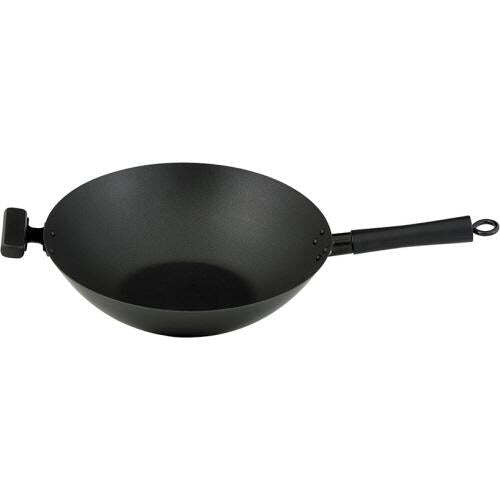 Helen's Asian Kitchen Nonstick 14" Excaliber Flat Bottom Wok