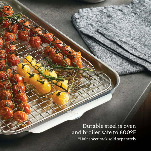 Hestan OvenBond Stainless Steel 13" X 18" 1/2 Sheet Pan