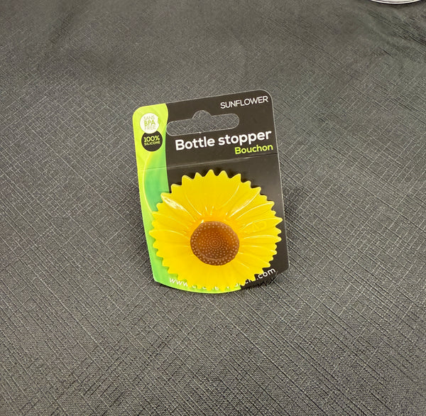 Charles Viancin Floral Bottle Stopper - Sunflower