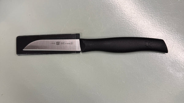 Zwilling Twin Grip 3" Flat Edge Paring Knife - Black