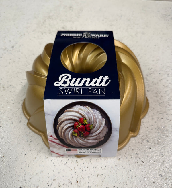 Nordic Ware Premier Gold 10C Bundt Pan - Swirl