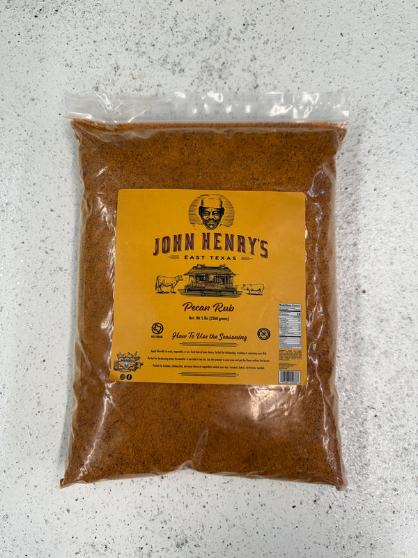 John Henry's Texas Pecan Rub Seasoning 5lb