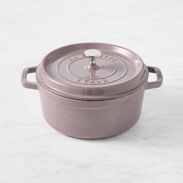 Staub Cast Iron 4qt Round Dutch Oven - Cherry Blossom/Lilac