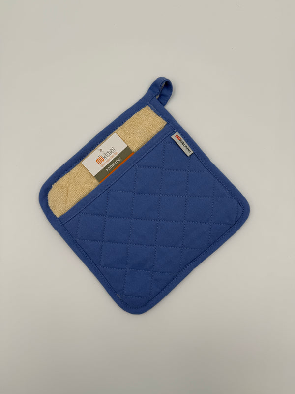 Mu Kitchen Classic Pocket Potholder - Seaside Blue