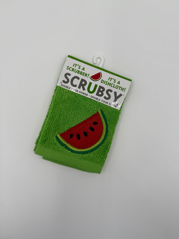 Mu Kitchen Scrubsy Dishcloth - Watermelon