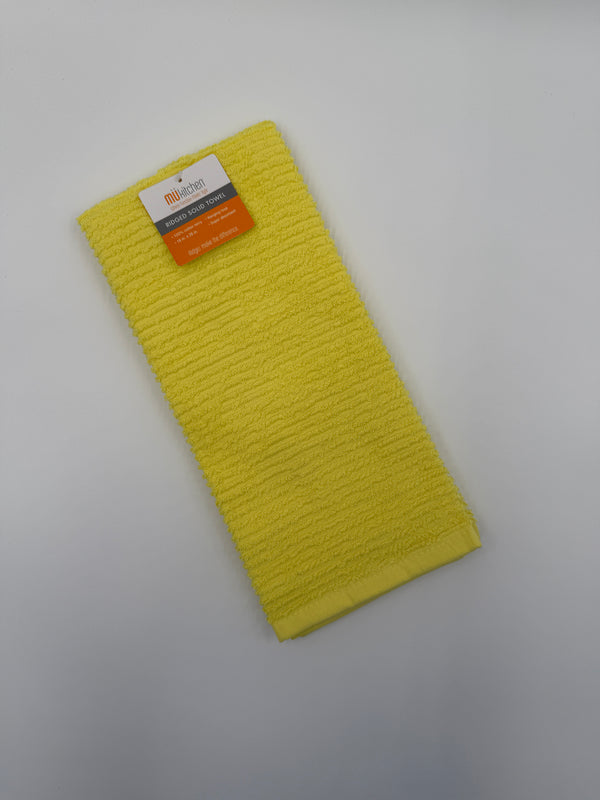 Mu Kitchen Ridged Cotton Dish Towel - Sunburst
