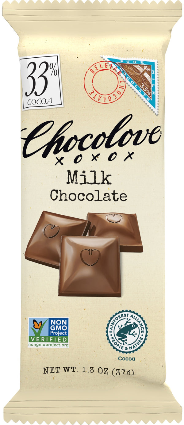Chocolove Mini 33% Milk Chocolate Bar 1.3oz