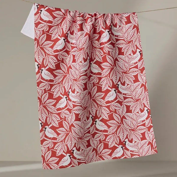 Geometry House Tea Towel - Cardinal Canopy