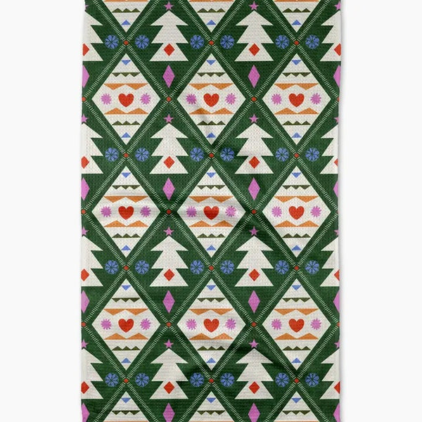 Geometry House Tea Towel - Nordic Christmas