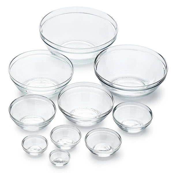 Gigogne 10 Piece Tempered Glass Bowl Set