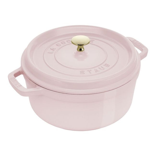Staub Cast Iron 4qt Round Oven - Peony Pink
