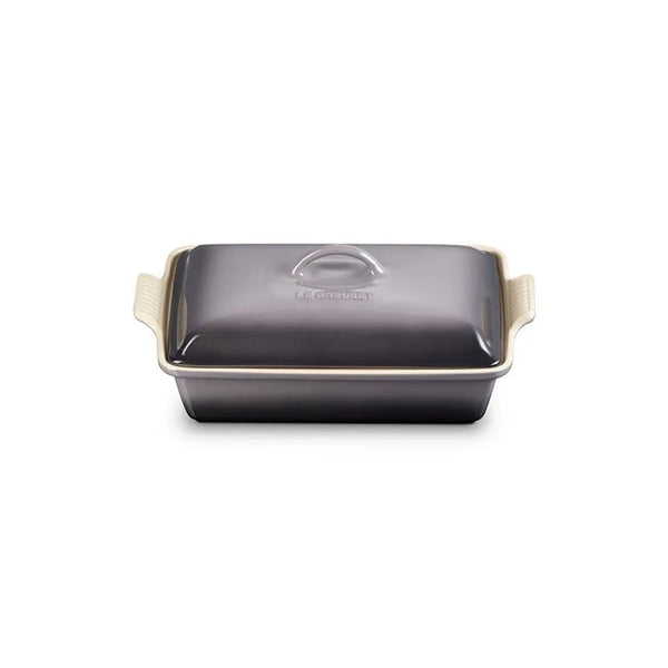 Le Creuset Heritage 4qt Rectangular Covered Casserole - Oyster