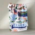 Geometry House Tea Towel - Greetings from Alaska