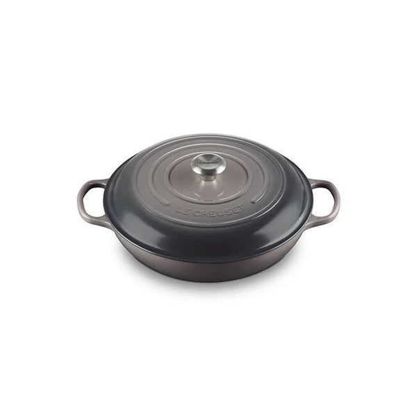 Le Creuset Signature Cast Iron 5qt Round Braiser - Oyster
