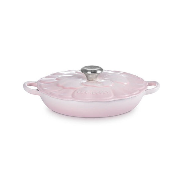 Le Creuset Signature Cast Iron 2.25qt Petal Braiser - Shell Pink
