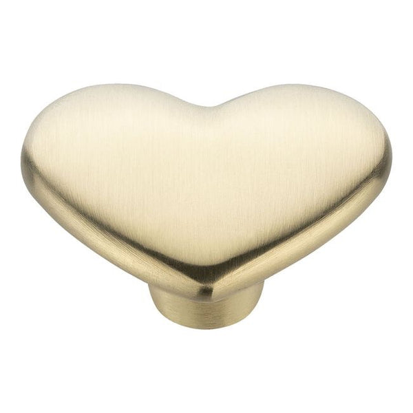 Staub Gold Tone Heart Shaped Knob