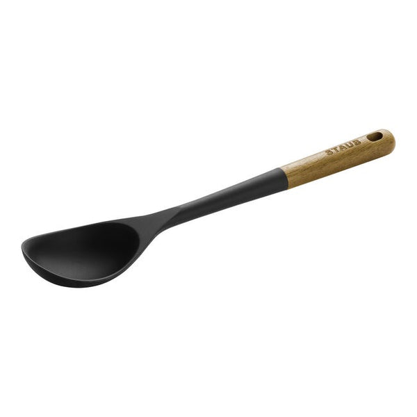 Staub Silicone with Acacia Wood Handle Serving Spoon