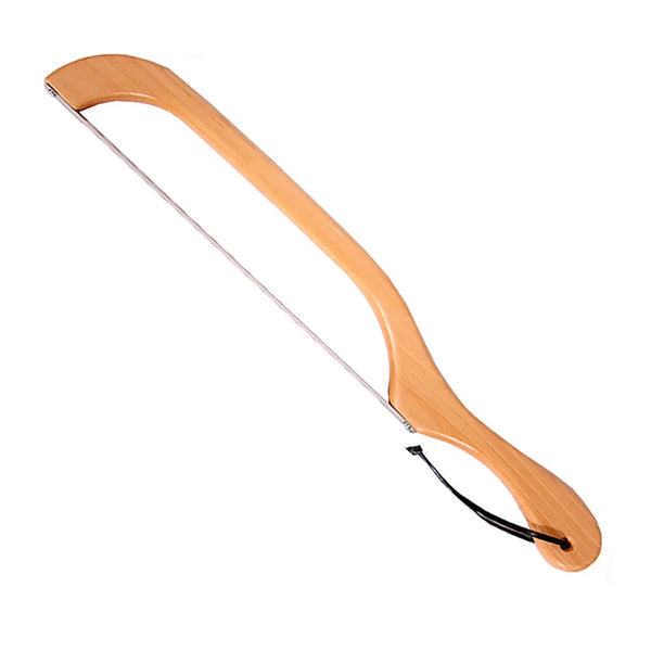 Out Of The Woods Of Oregon Fiddle Bow Bread and Bagel Slicer - Alder Finish - Right Handed