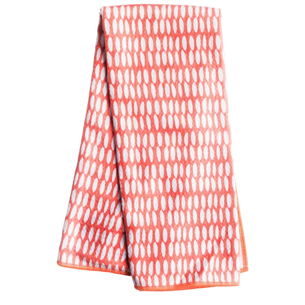 Once Again Home Tea Towel - Beans Coral