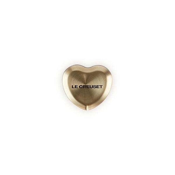 Le Creuset Stainless Steel Heart Knob - Light Gold - Medium