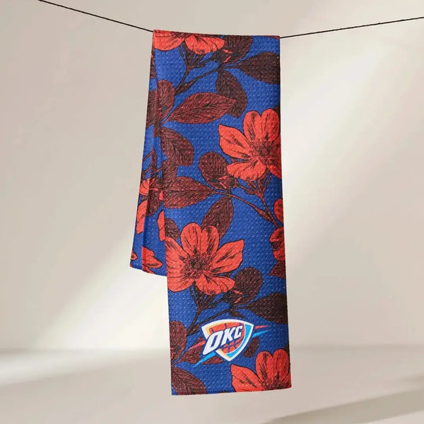 Geometry House Tea Towel -  OKC Floral