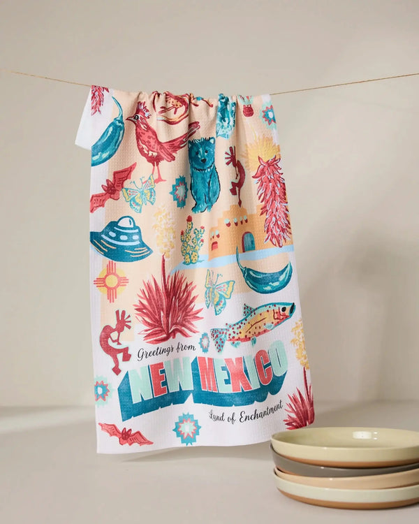 Geometry House Tea Towel - Greetings from New Mexico