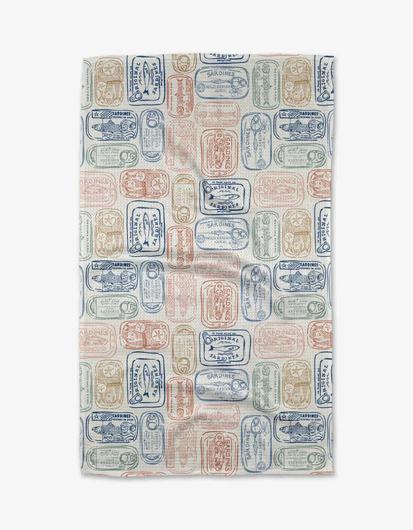 Geometry House Tea Towel - Tinned Sardines
