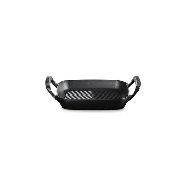 Le Creuset Cast Iron Alpine Outdoor Collection 10.25" X 1.5" Square Grill - Matte Black