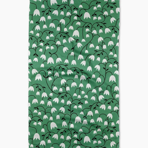 Geometry House Tea Towel -  Snowdrop