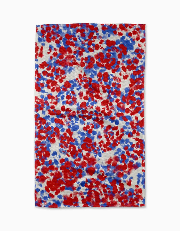 Geometry House Tea Towel - Fire Cracker