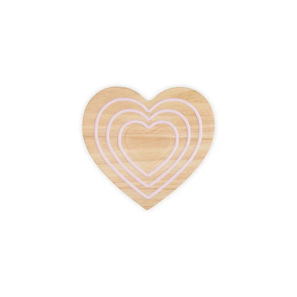 Le Creuset Magnetic Wooden Heart Shaped Trivet