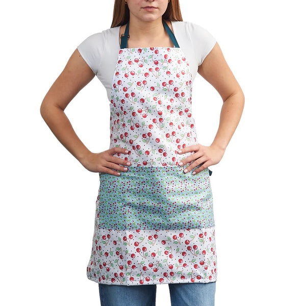Once Again Home Attach and Go Apron - Cherry Harvest