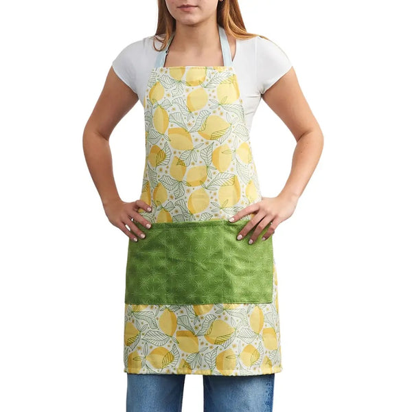 Once Again Home Attach and Go Apron - Lemon Sparkle