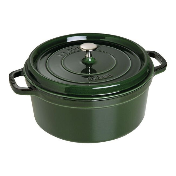 Staub Enameled Cast Iron 7qt Round Dutch Oven - Basil