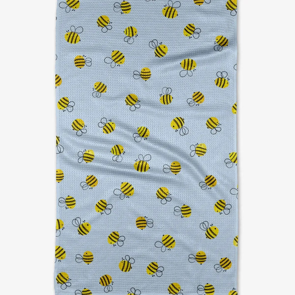 Geometry House Tea Towel -  Buzzing