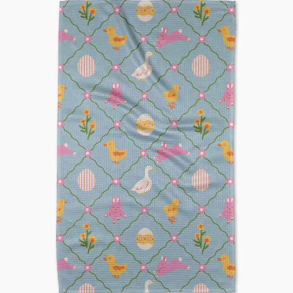 Geometry House Tea Towel -  Easter Critters