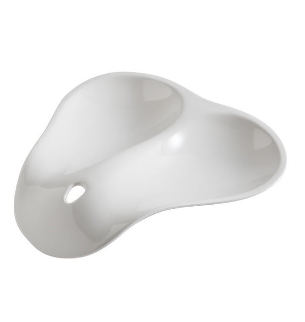 Hutzler Twin Spoon Rest - White