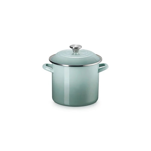 Le Creuset Carbon Steel 8qt Stockpot - Sea Salt
